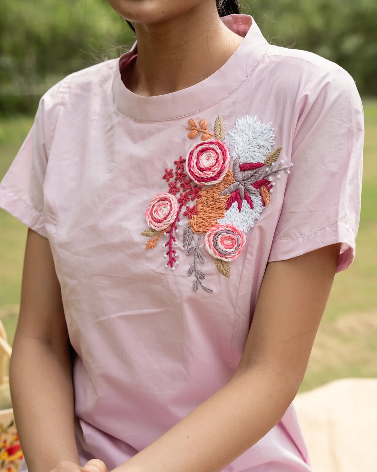 Joi Hand Embroidered Dress thumbnail 5