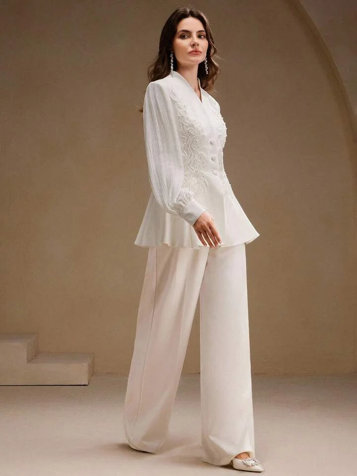 Ethereal Peplum Suit thumbnail 3