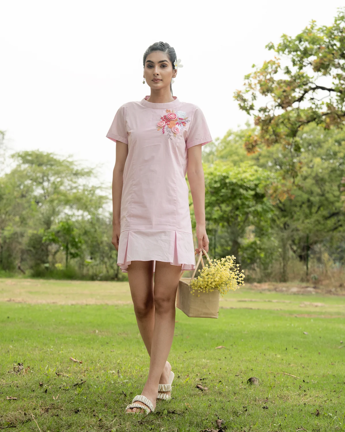 Joi Hand Embroidered Dress thumbnail 4
